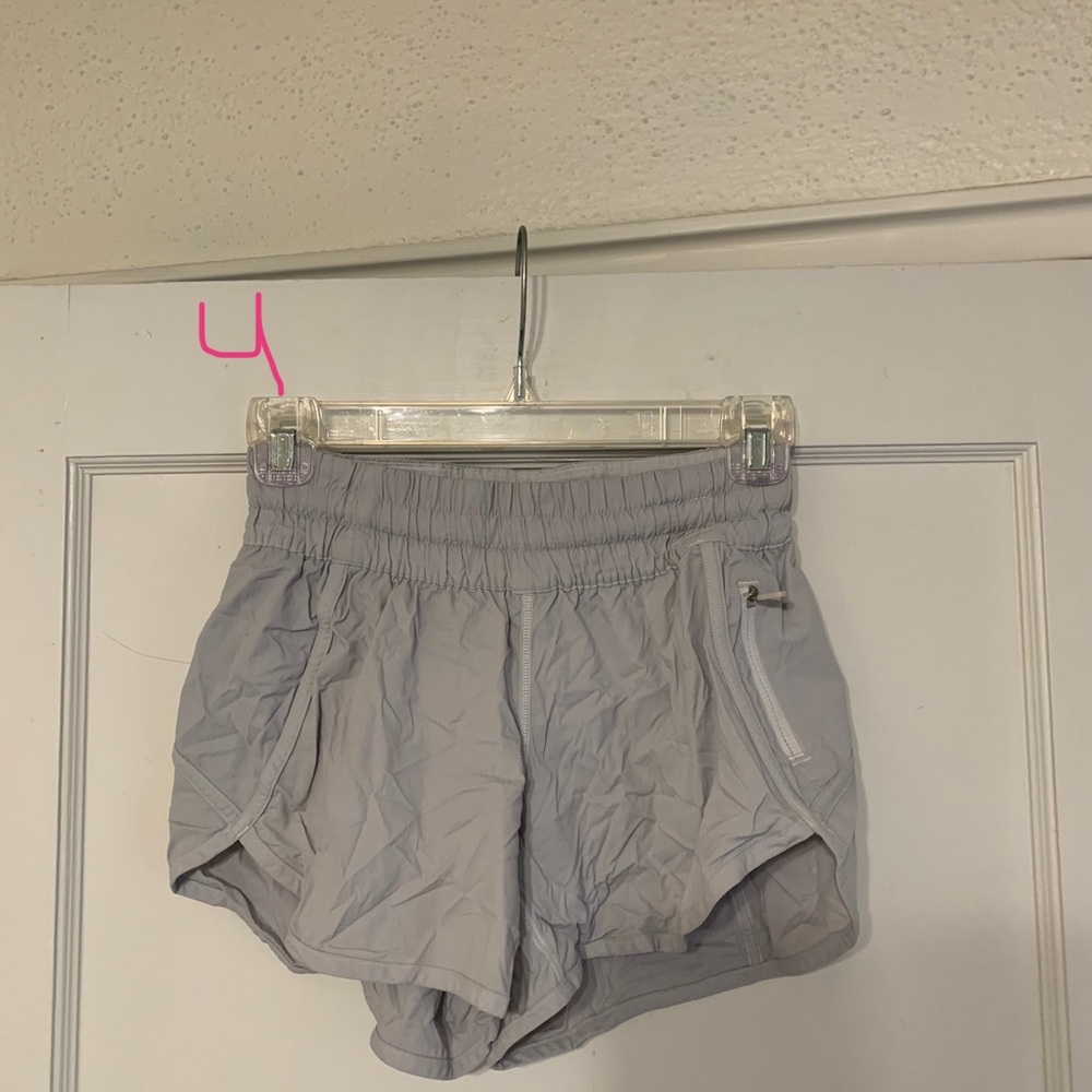 Women's Lululemon Track That White Shorts